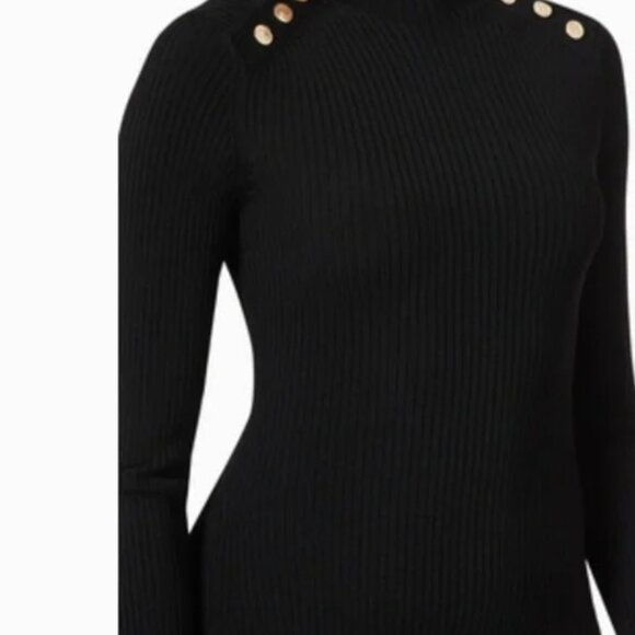 Maje Ribbed Flared Dress NWT - Picture 5 of 5